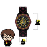 Warner Brothers Harry Potter watch black dial Hogwarts emblem 32mm (British brand)