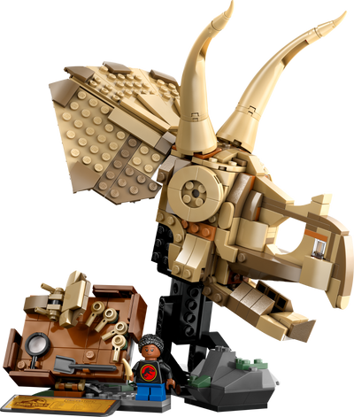 Lego LEGO Jurassic World Triceratops Skull Dinosaur Fossils Building Set 468 Pieces- Buy online at McGrocer