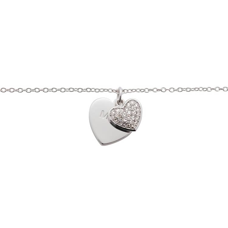 Moon & Back sterling silver Mum charm bracelet (British brand)