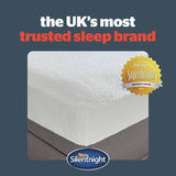 Silentnight Super Snuggly quilted mattress protector single - British product