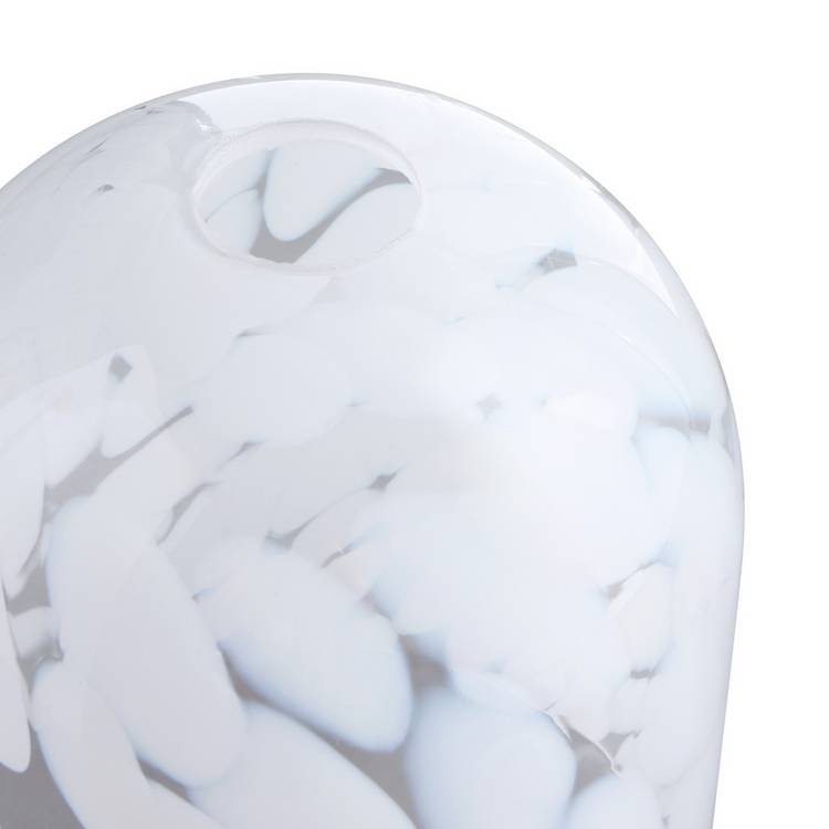 Argos Home white confetti glass lampshade 18cm (British brand)