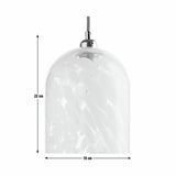 Argos Home white confetti glass lampshade 18cm (British brand)