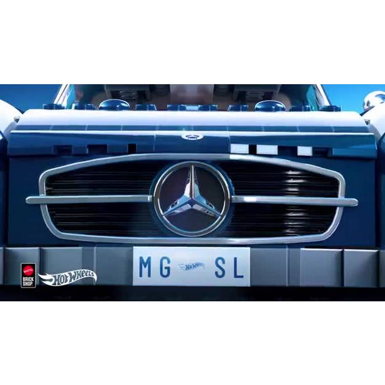 Mattel Brick Shop Mercedes-Benz 300 SL building set 1600 pieces (British brand)