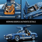 Mattel Brick Shop Mercedes-Benz 300 SL building set 1600 pieces (British brand)