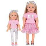 Argos DesignAfriend Big Sister 18 & Little Sister 14 Doll Set- Buy online at McGrocer