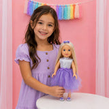 DesignAfriend 18 and 14 inch sister doll set, imported from the UK
