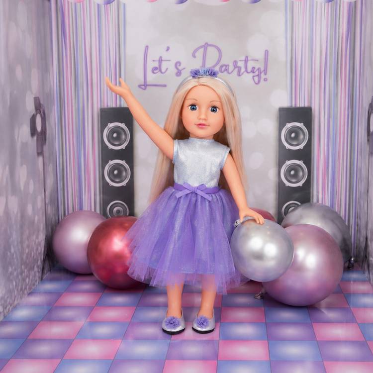 DesignAfriend 18 and 14 inch sister doll set, imported from the UK