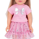 DesignAfriend 18 and 14 inch sister doll set, imported from the UK