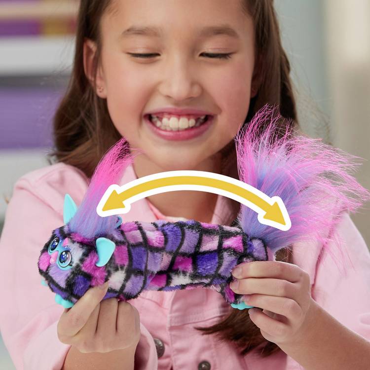Furby Disco Electronic Games stretchy plush toy, UK version