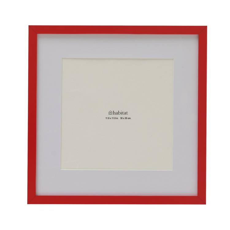 Habitat red picture frame 30x30cm - British product