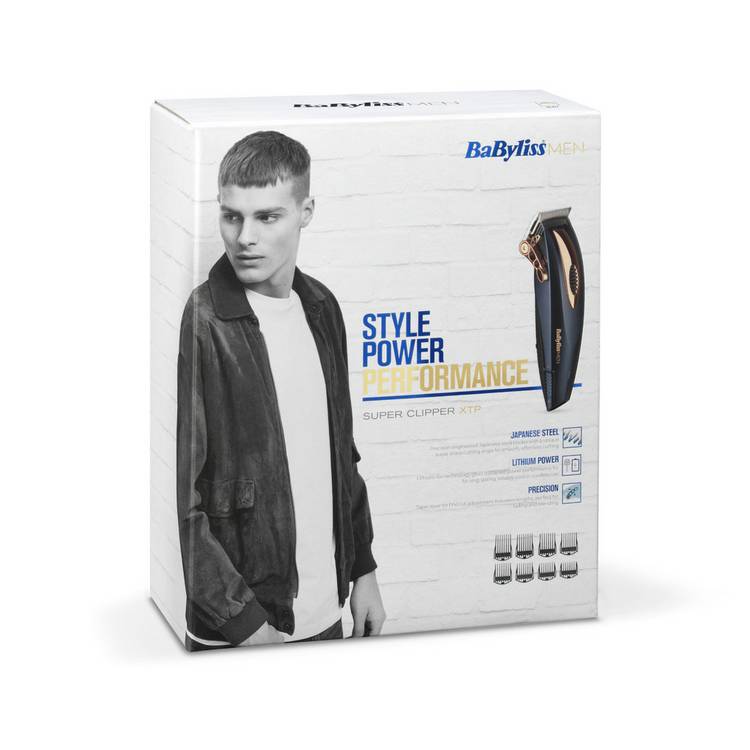 BaByliss Super XTP cordless hair clipper (British brand)