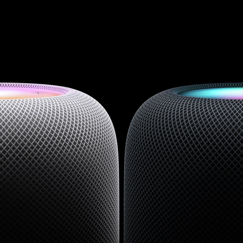 Apple HomePod smart speaker in white - British product