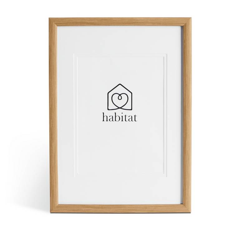 Habitat natural wood picture frame 20x30cm imported from the UK