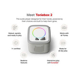 tonies Toniebox 2 audio player and Chase Tonie, imported from the UK