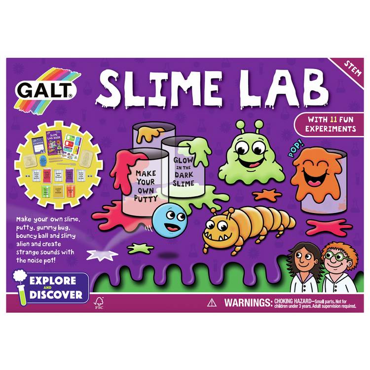 Galt Slime Lab Kit science toy, imported from the UK