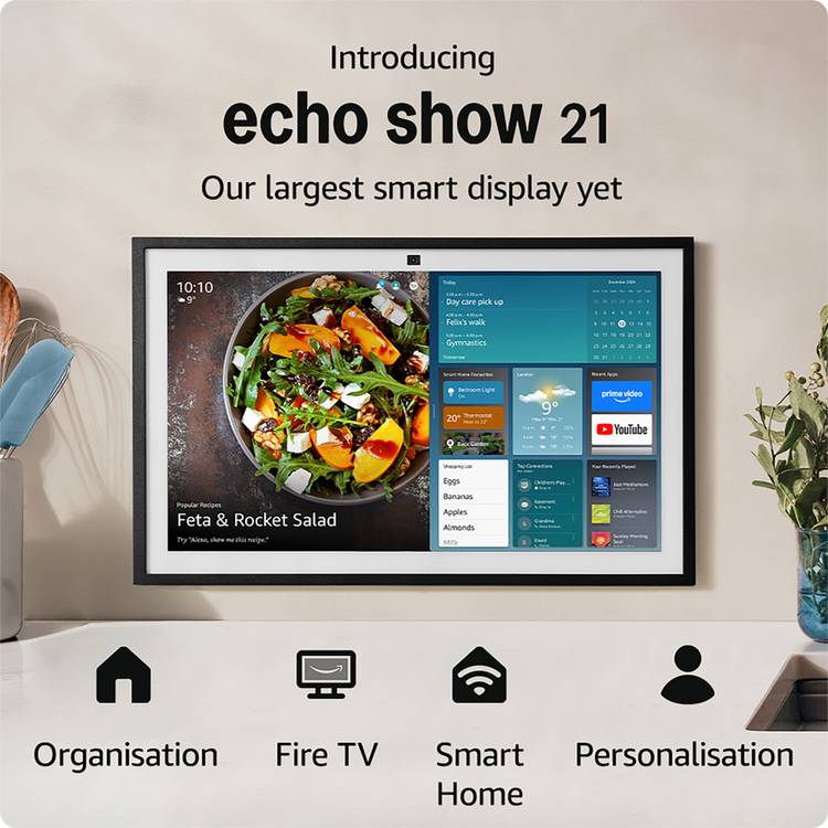 Amazon Echo Show 21 Black 21-inch display (British brand)