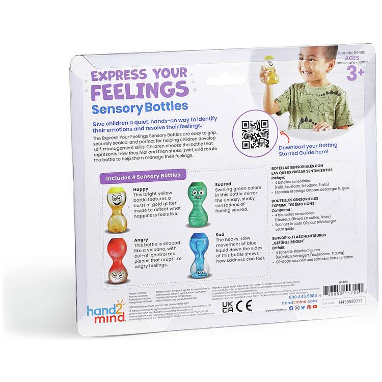 Learning Resources Express Your Feelings sensory bottles, imported from the UK