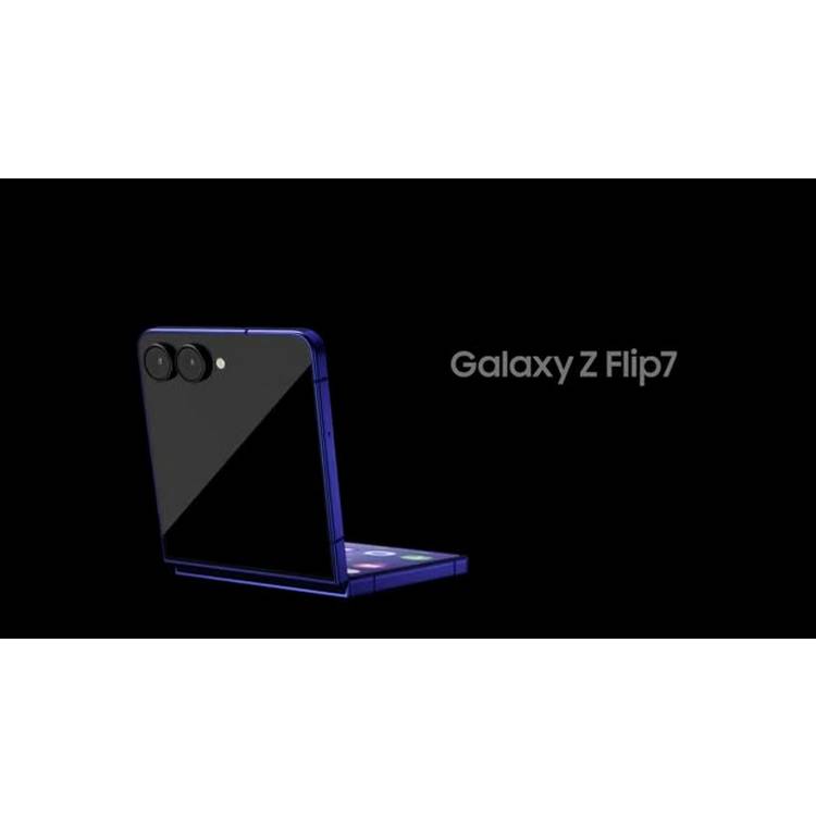 Samsung Galaxy Z Flip7 foldable smartphone 256GB Black, imported from the UK