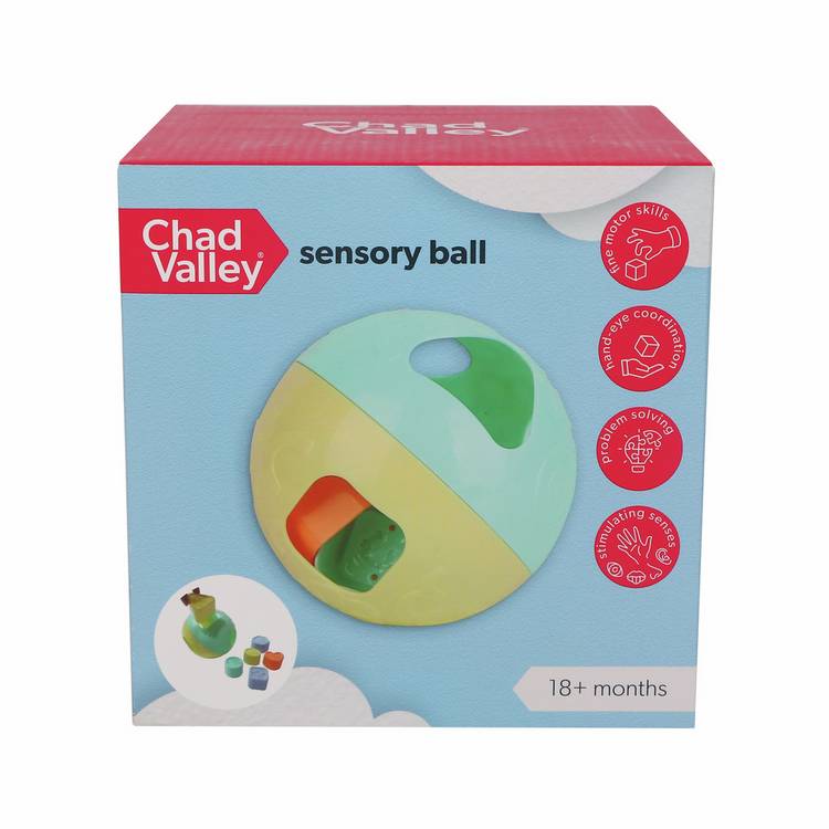 Chad Valley sensory ball with bells activity toy (British brand)