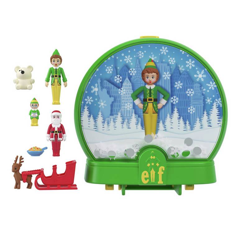 Polly Pocket Elf collaboration compact playset - British product