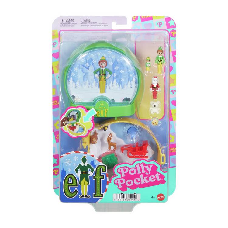 Polly Pocket Elf collaboration compact playset - British product