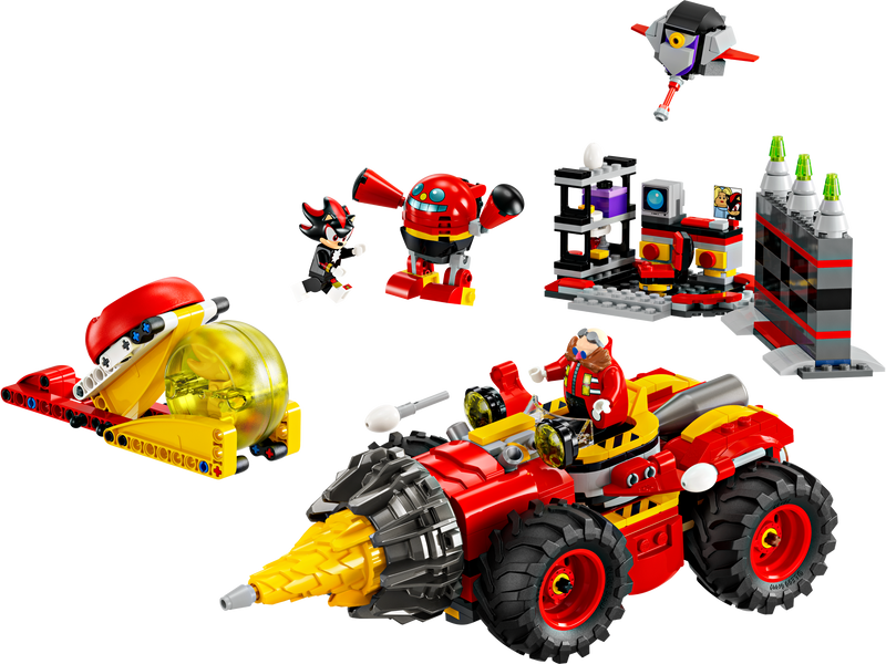 Ensemble de construction LEGO Sonic vs Egg Drillster 590 pièces (marque britannique)