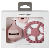 Tommee Tippee baby soother gift set in pink (British brand)
