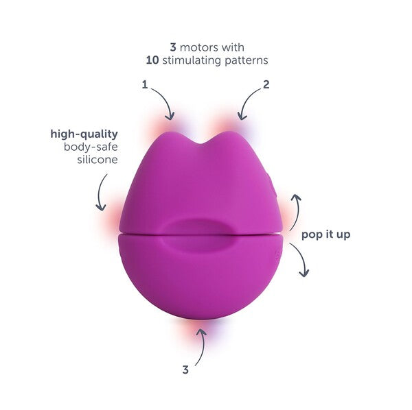 PlusOne personal massager pop-up vibe, UK version