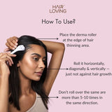 Hair Loving Derma Roller micro-needling device, UK version