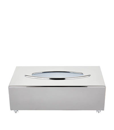 ZODIAC Rechteckige Chrom-Taschentücher-Box