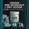 Myprotein Origin Pre-Workout Dry Scoop Passionfruit 288g, imported from the UK
