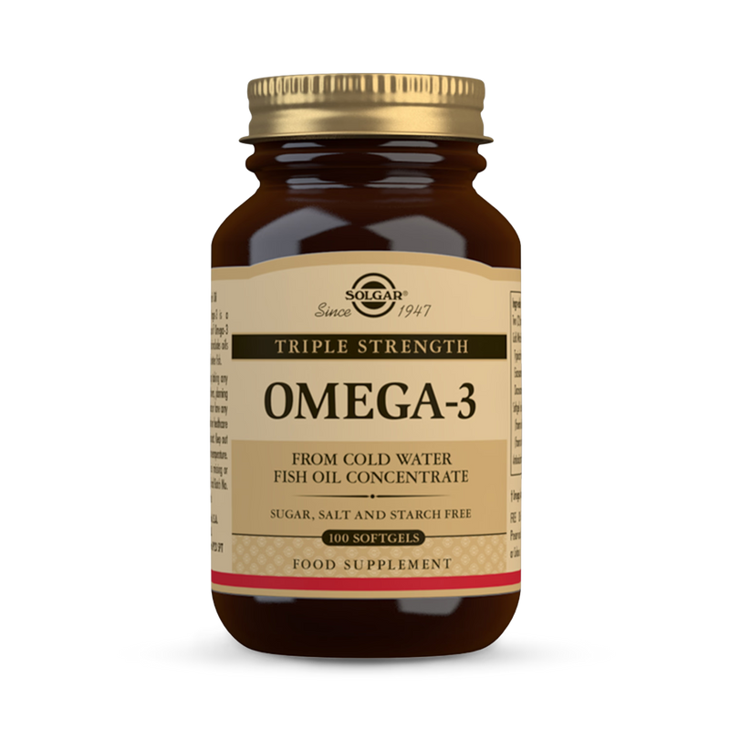 Solgar Triple Strength Omega-3 100 softgels, UK version