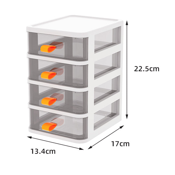 Livingandhome drawer-style storage box four drawers (British brand)