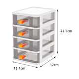 Livingandhome drawer-style storage box four drawers (British brand)