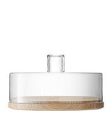 Harrods LSA International Lotta Cheese Dome with Base - Cheese and Pastry Display Dome- Buy online at McGrocer