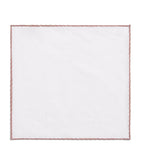 Eleventy cotton-wool pocket square 33cm, imported from the UK