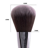 Nanshy powder face and body makeup brush Onyx Black - British product