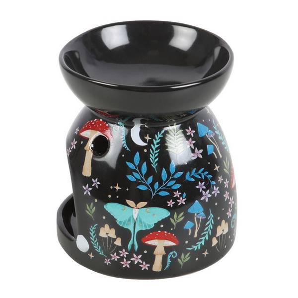 Something Different Dark Forest ceramic oil burner 10.2cm - British product