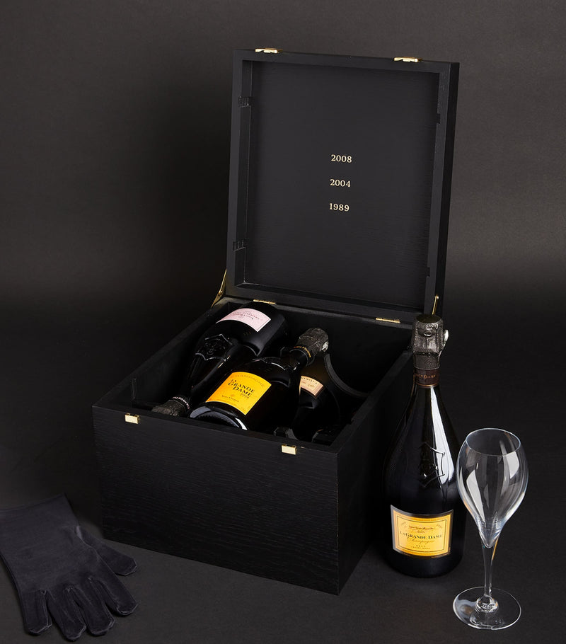 Veuve Clicquot La Grande Dame Inkwell Champagne Case mixed vintage 6 x 75cl (British brand)