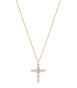 Harrods Yellow Gold and Diamond Fleur de Belle Pendant Necklace- Buy online at McGrocer