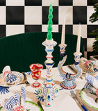 Vibrant Turkish-Inspired Candlestick Holder 39cm Height