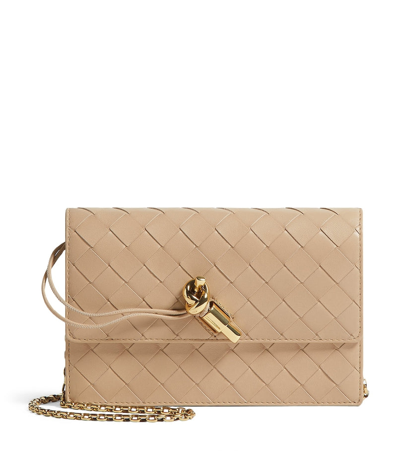 Bottega Veneta Andiamo chain wallet lambskin leather - British product