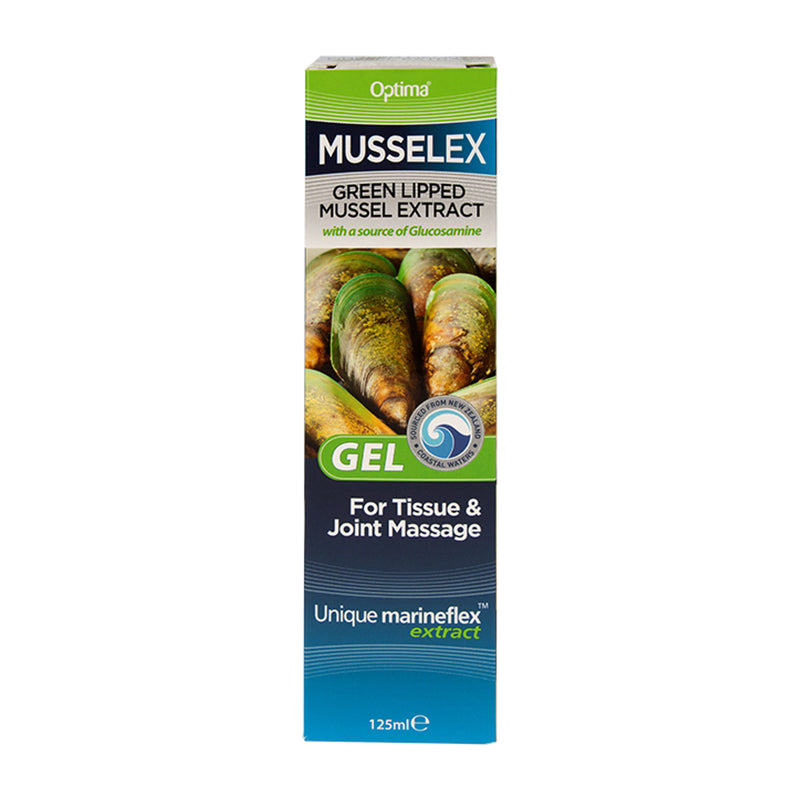 Musselflex Green Lipped Mussel Gel 125ml imported from the UK