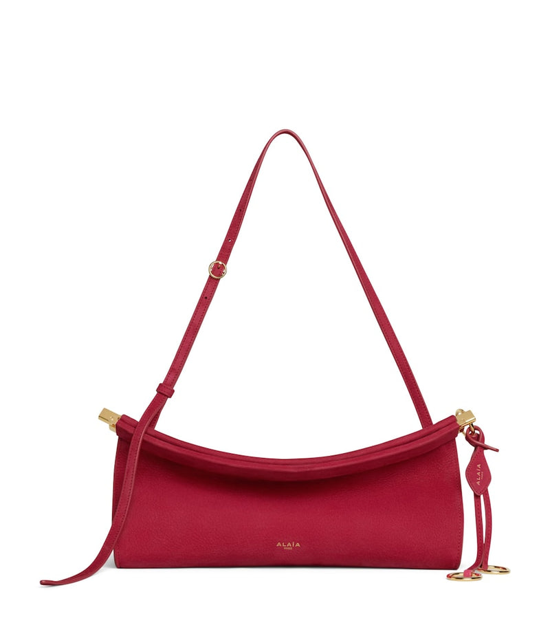 Alaïa Le Click nubuck shoulder bag, imported from the UK