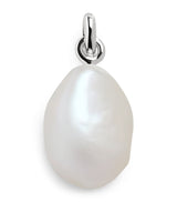 Harrods Monica Vinader Sterling Silver and Baroque Pearl Pendant- Buy online at McGrocer