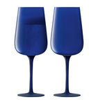 LSA International Arc Contrast flute glasses set 280ml, UK version