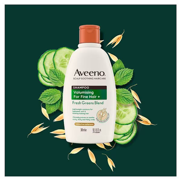 Aveeno volumising fresh greens shampoo 300ml - British product