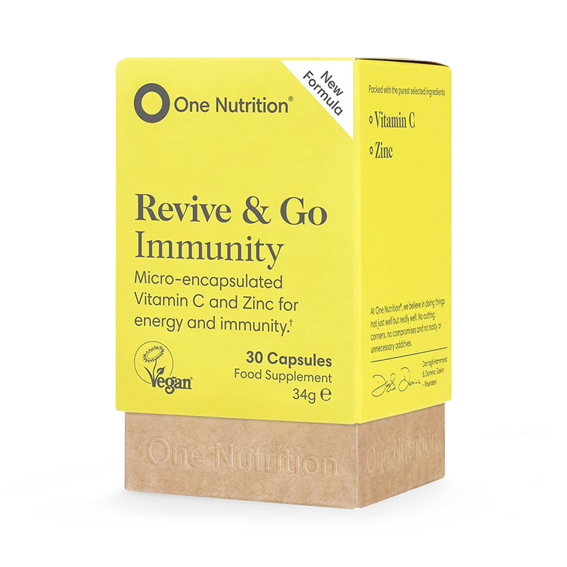 One Nutrition Revive and Go Immunity 30 capsules (British brand)