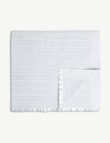 selfridges The Little White Company Satin-Edged Cellular Cotton Baby Blanket- Buy online at McGrocer