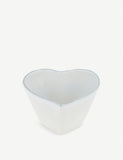 The White Company Porto heart-shaped ceramic ramekin, UK version
